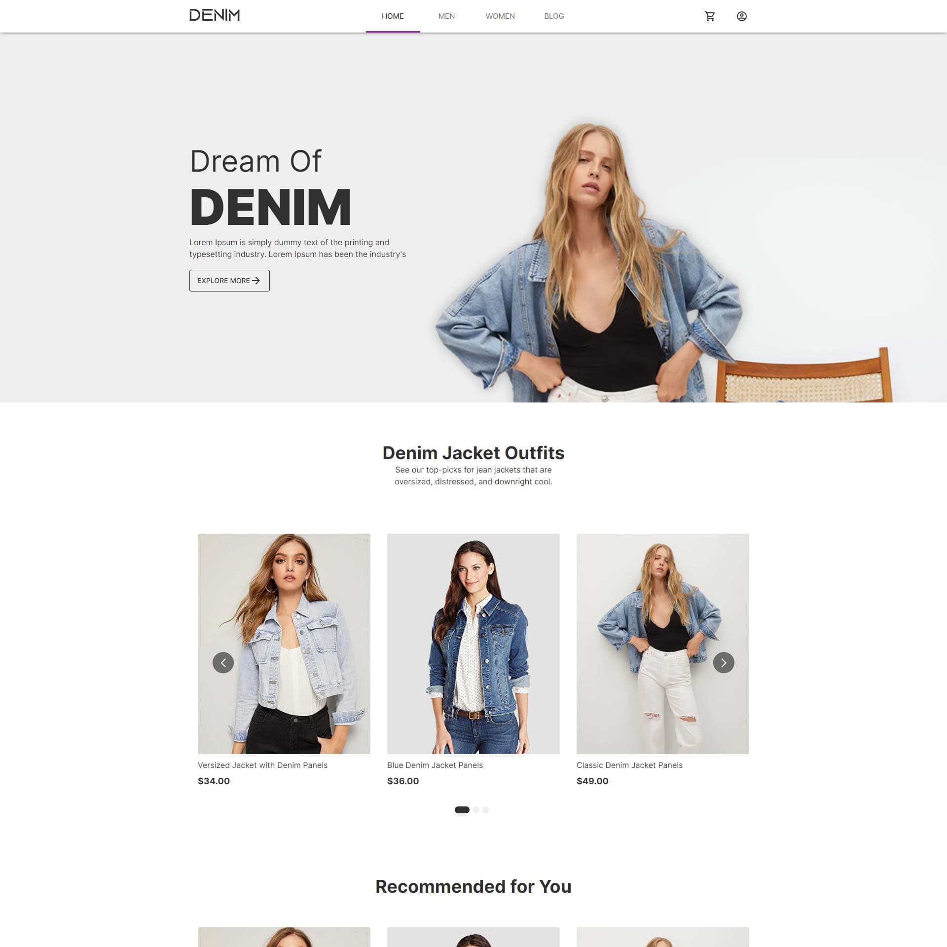 Ecommerce For Practice